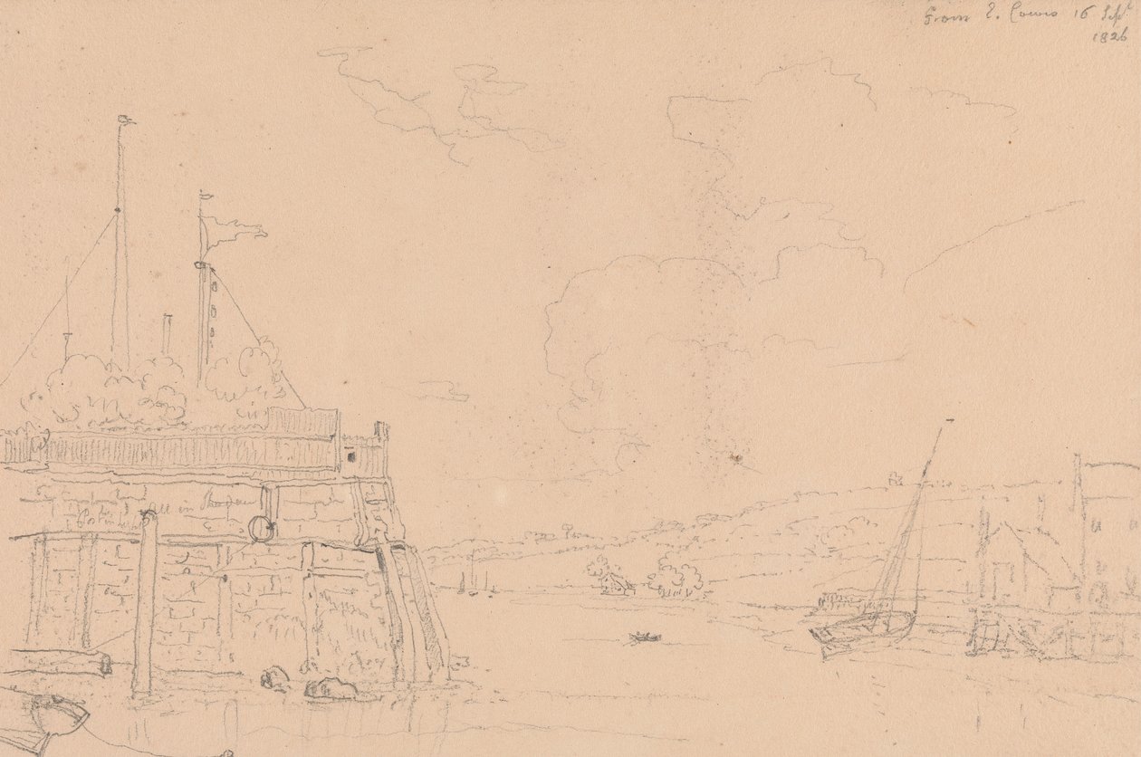 Fra East Cowes, 16. september 1826 av Capt. Thomas Hastings