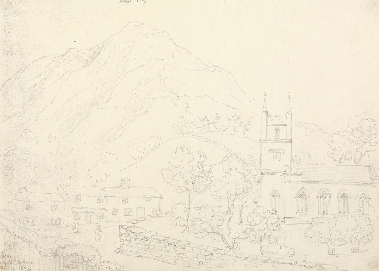 Fra Rydal hytte, 11. februar 1836 av Capt. Thomas Hastings