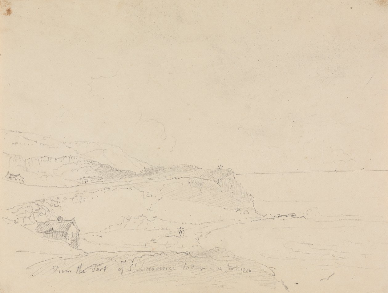 Fra havnen i Saint Lawrence, 14. januar 1826 av Capt. Thomas Hastings