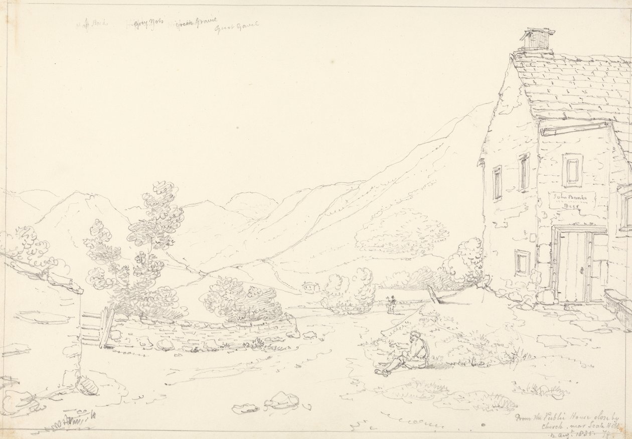 Fra det offentlige huset nær Scale Hill, 2. august 1835 av Capt. Thomas Hastings