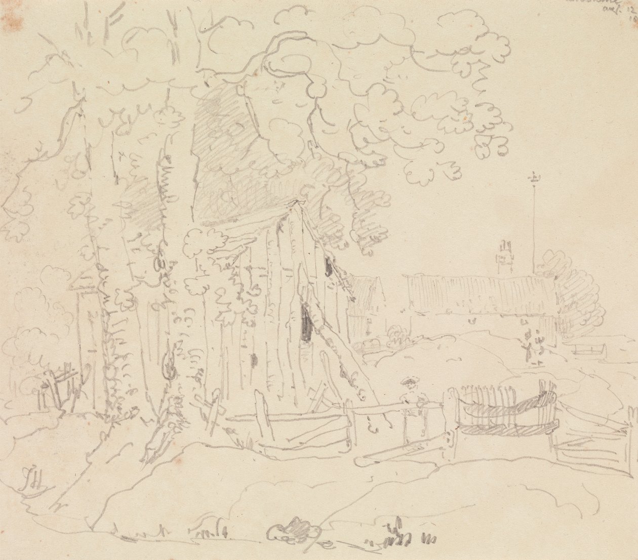 I Calbourne, Isle of Wight, 12. august 1829 av Capt. Thomas Hastings