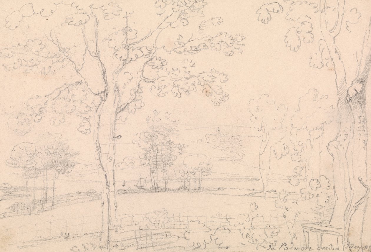 I Padmore Garden, mai 1833 av Capt. Thomas Hastings