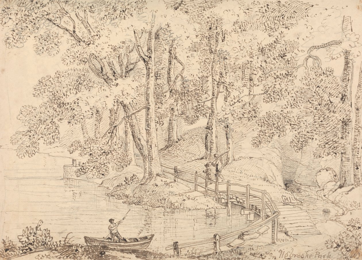 I Ugbrooke Park, mai 1833 av Capt. Thomas Hastings