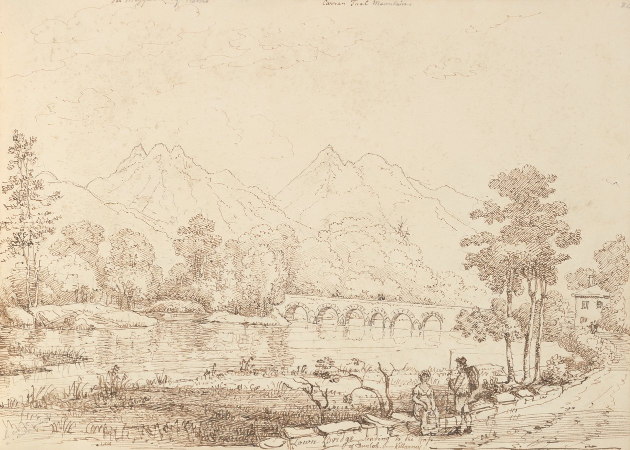 Lown Bridge som fører til Gap of Dunloh av Capt. Thomas Hastings