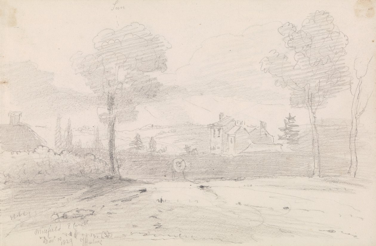 Millfield, East Cowes, 10. desember 1829 av Capt. Thomas Hastings