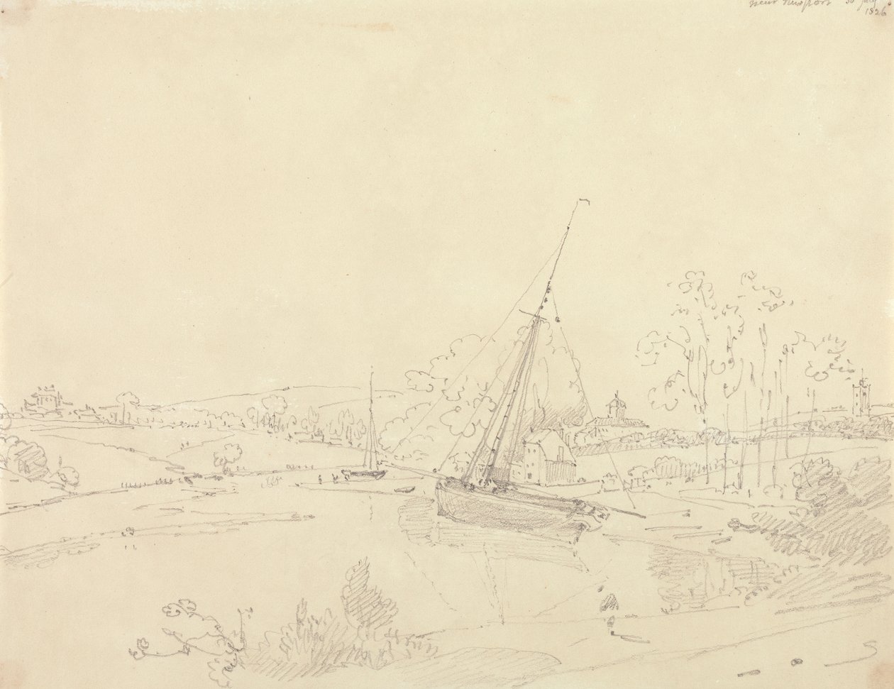 Nær Newport, 30. juli 1826 av Capt. Thomas Hastings