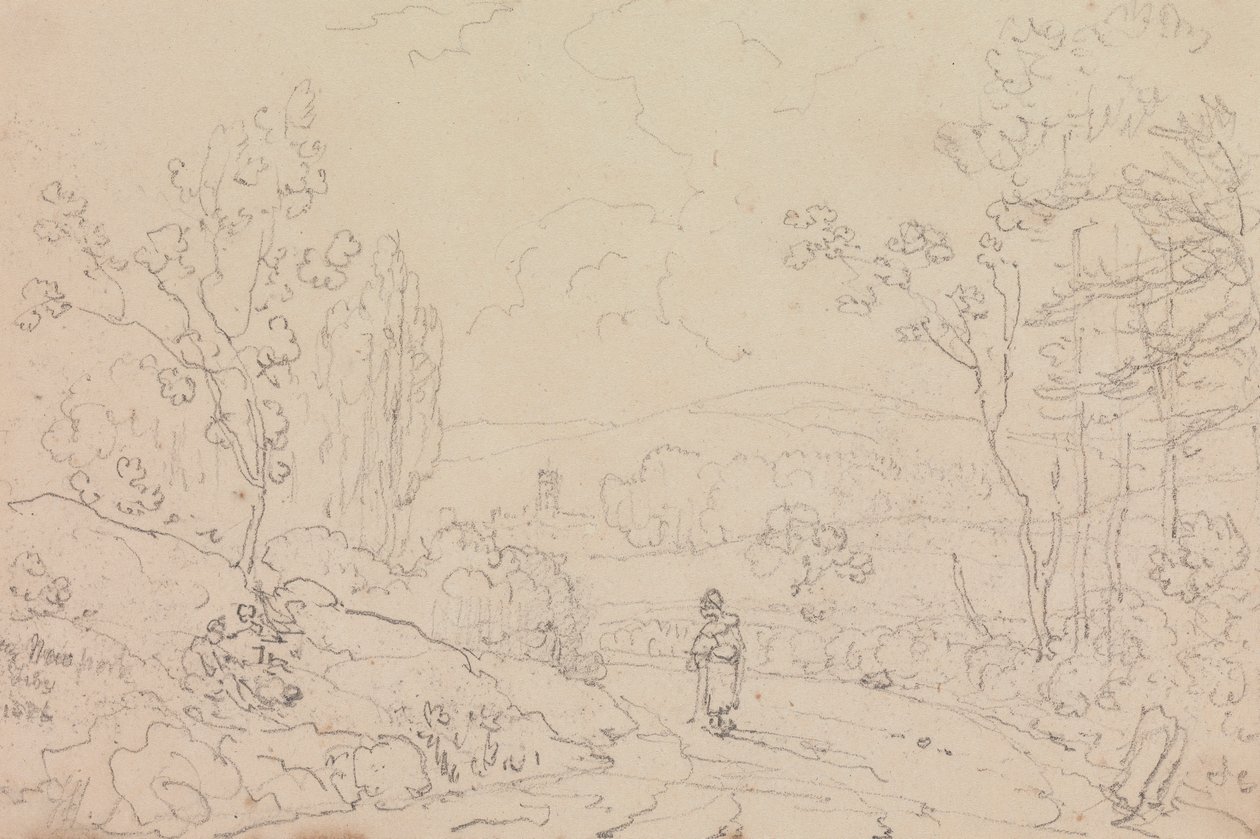 Nær Newport, Isle of Wight, februar 1826 av Capt. Thomas Hastings