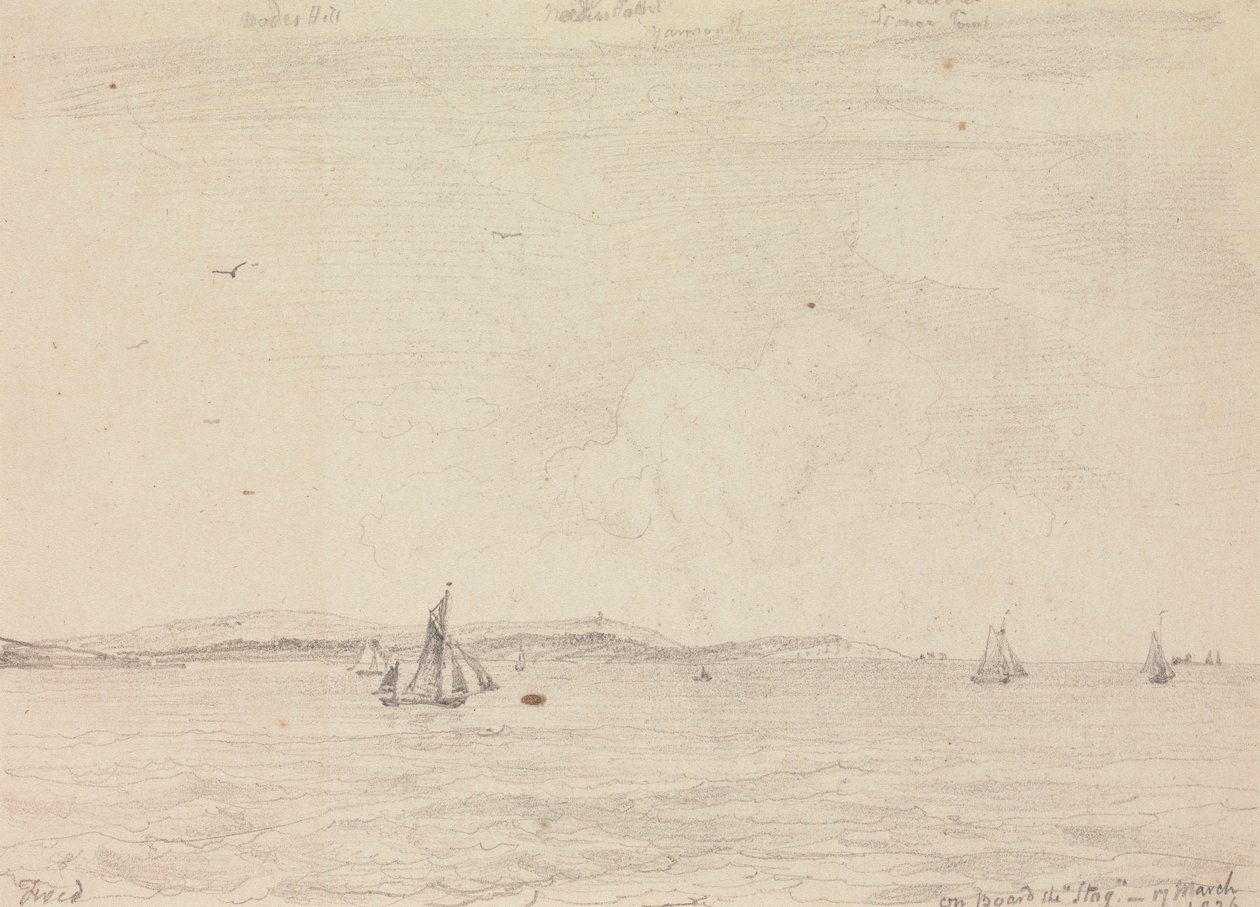 Om bord på "Stag", 17. mars 1826 av Capt. Thomas Hastings