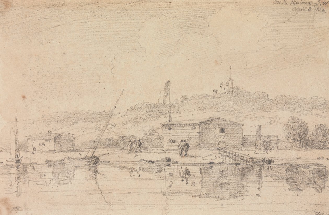 På medinaen, 8. april 1826 av Capt. Thomas Hastings