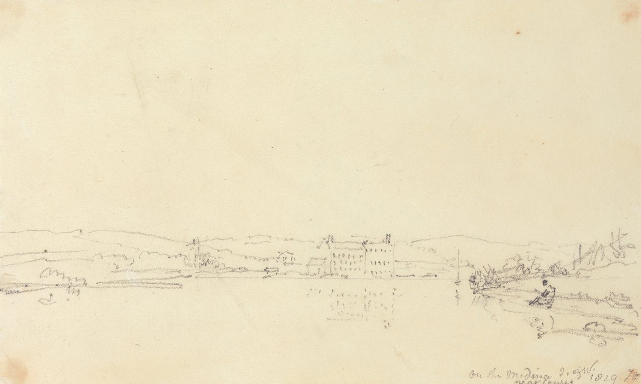 På medinaen nær Cowes, Isle of Wight av Capt. Thomas Hastings