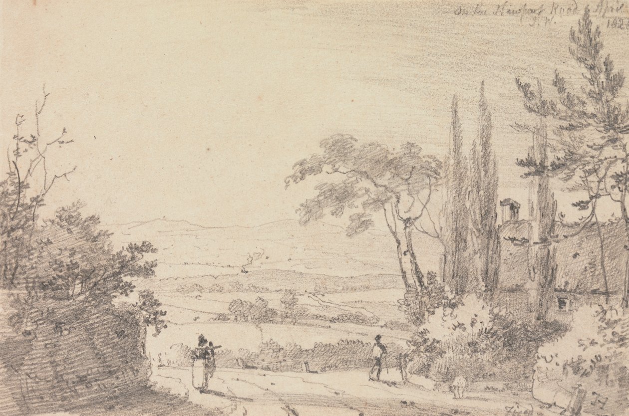 På Newport Road, april 1826 av Capt. Thomas Hastings