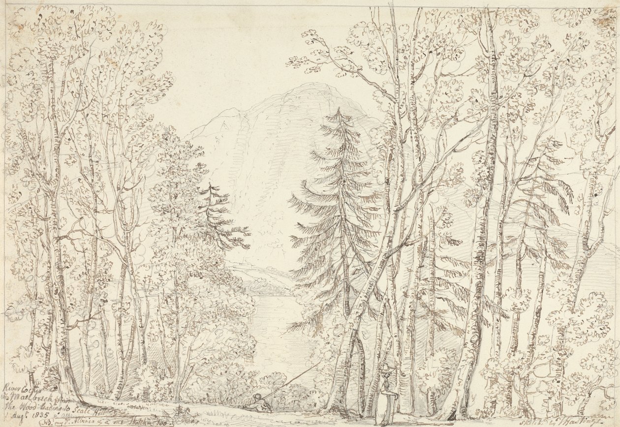 River Cocker og Mellbreak, 1. august 1835 av Capt. Thomas Hastings