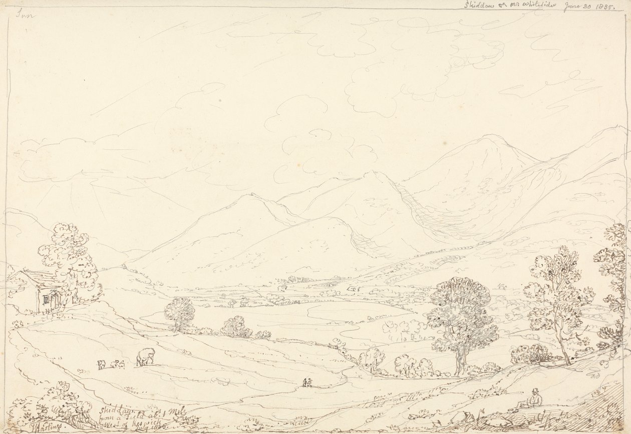 Skiddaw hos Mr. Whiteside, 30. juni 1835 av Capt. Thomas Hastings