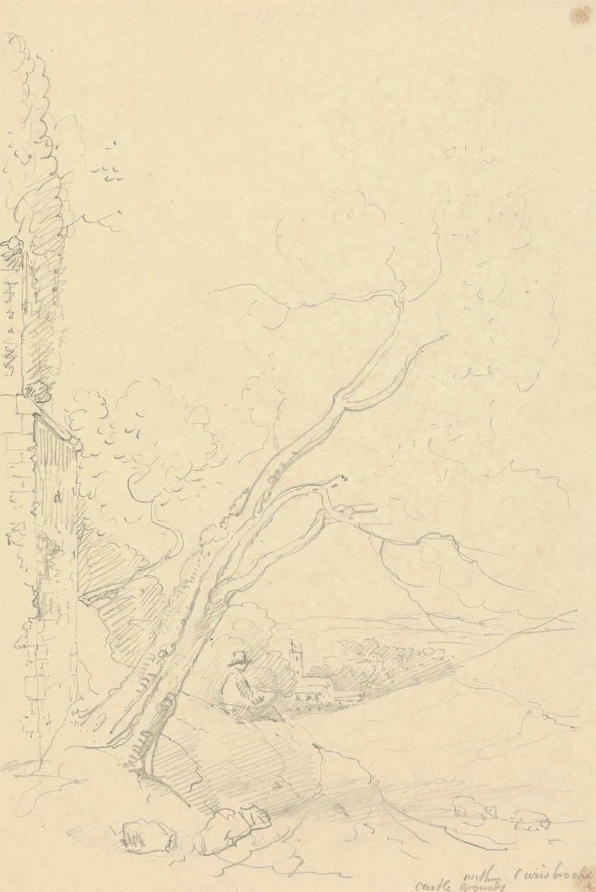 Innenfor Carisbrooke Castle Grounds, Isle of Wight av Capt. Thomas Hastings