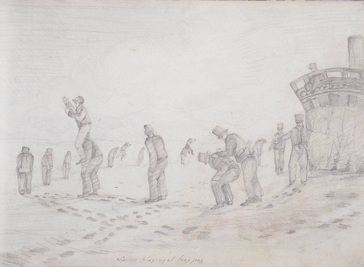 Sailors Playing at Leap Frog, fra 