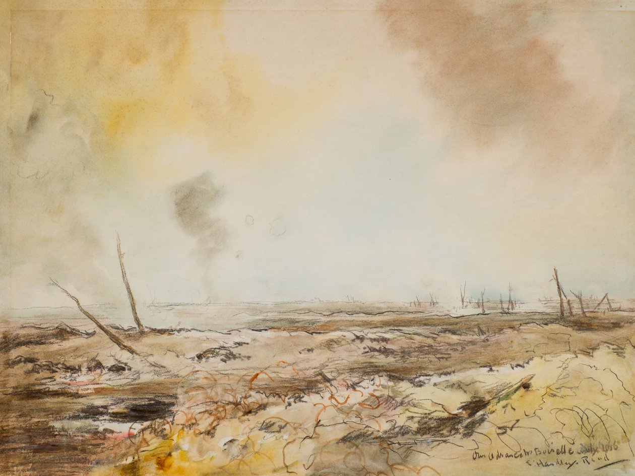 Vår fremgang til (La) Boiselle - juli 1916. av Captain Edward Henry Handley Read