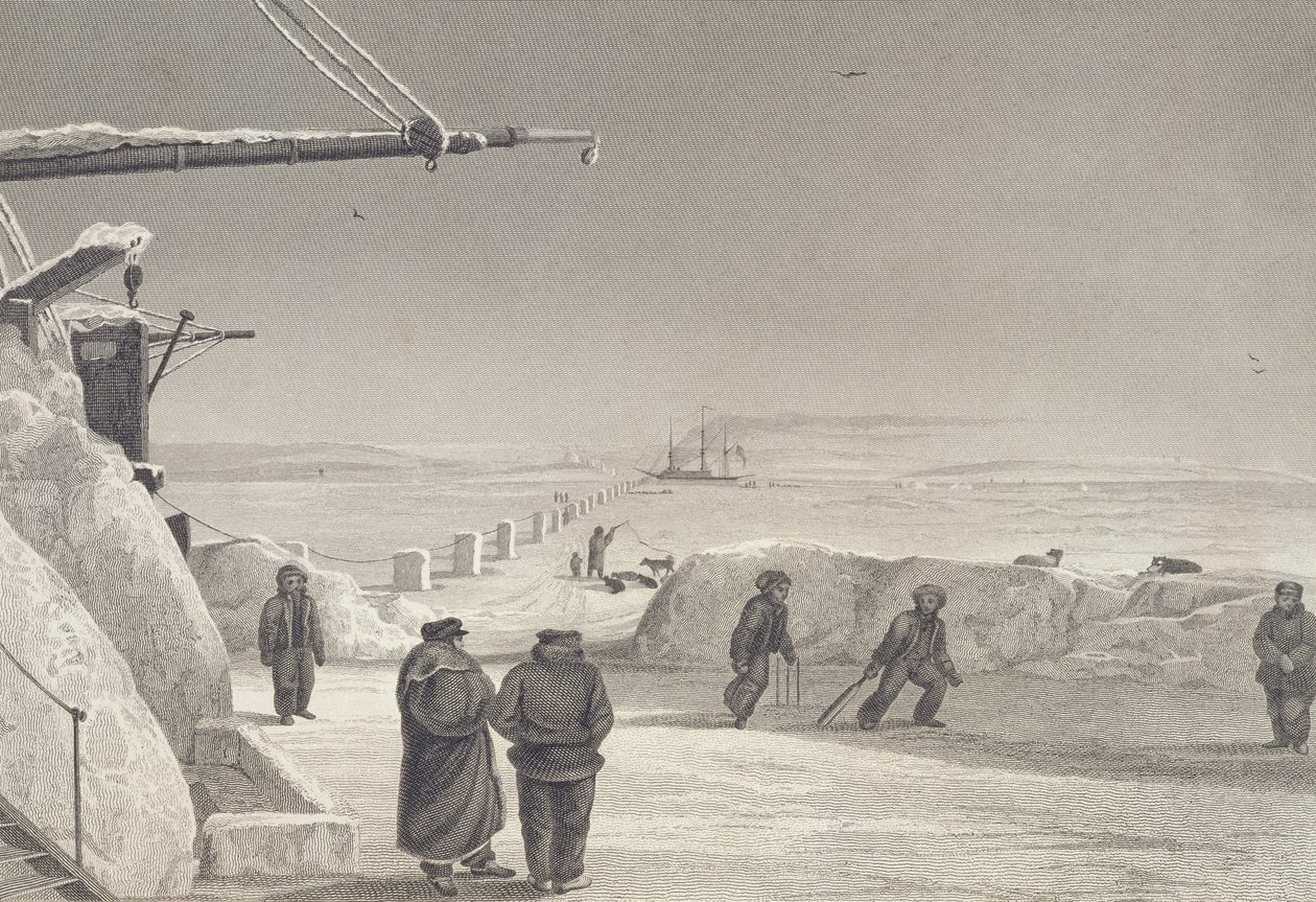 Situasjonen til H.M. Ships Fury und Hecla ved Igloolik, 1822-23, fra 