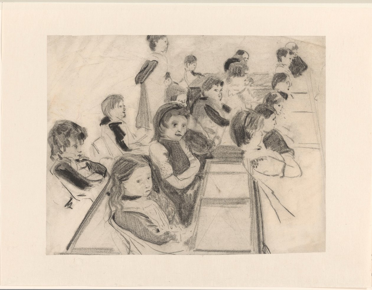 skoleklasse av Carel Adolph Lion Cachet