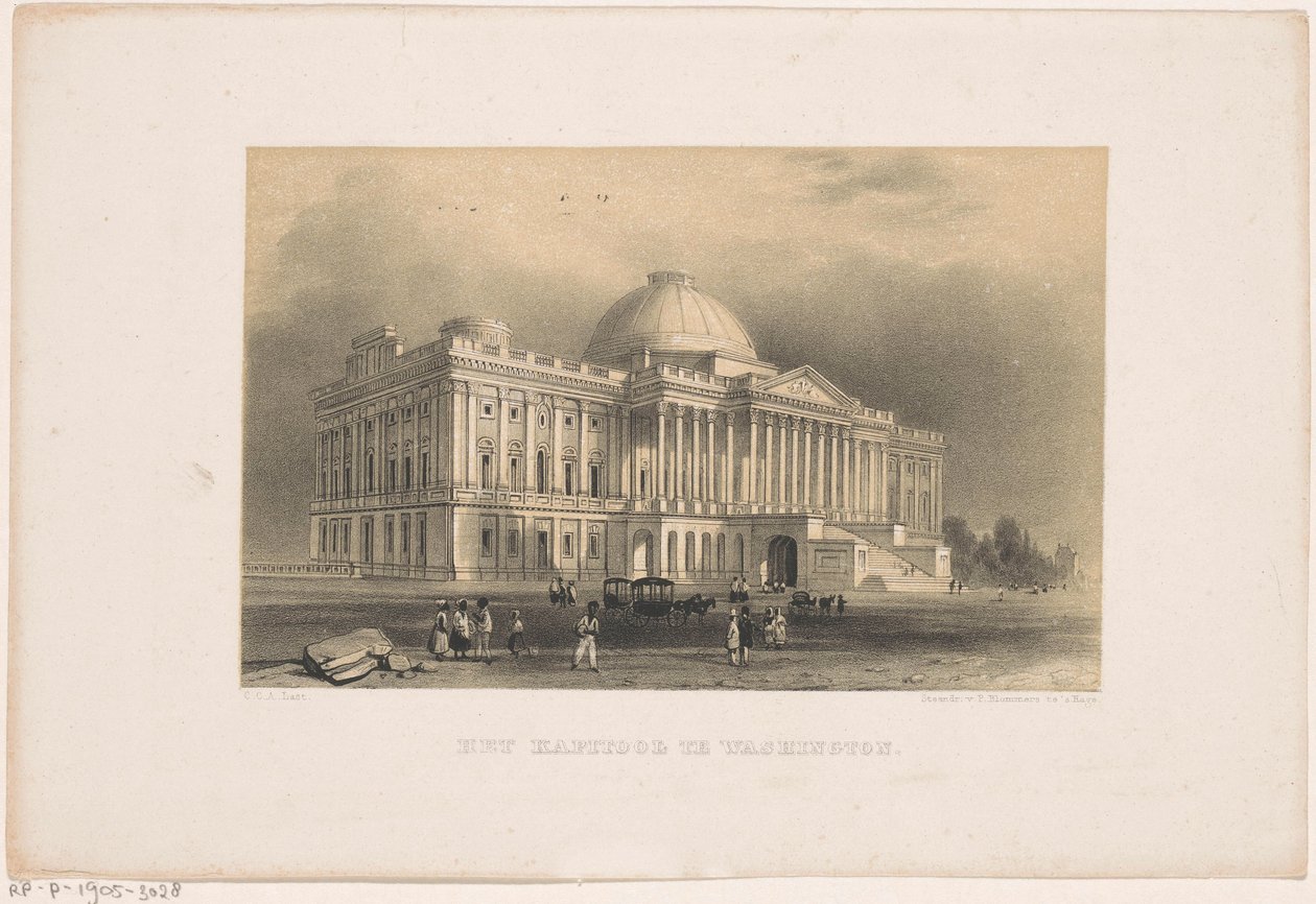 Capitol i Washington Capitol i Washington (tittel på objekt) av Carel Christiaan Antony Last
