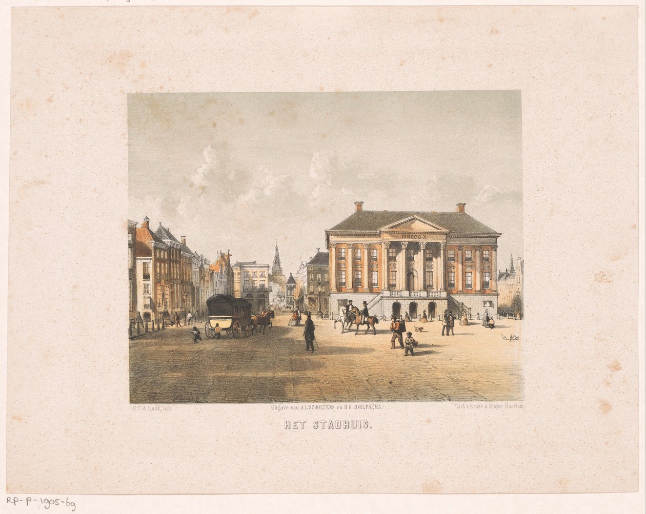 Rådhuset i Groningen Rådhuset (tittel på objekt) av Carel Christiaan Antony Last