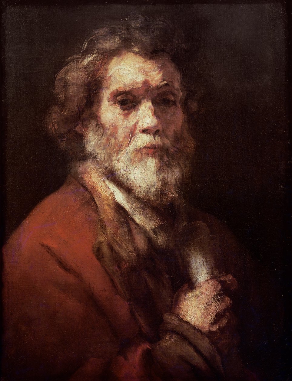 Leder for en gammel mann, ca. 1650 av Carel Fabritius