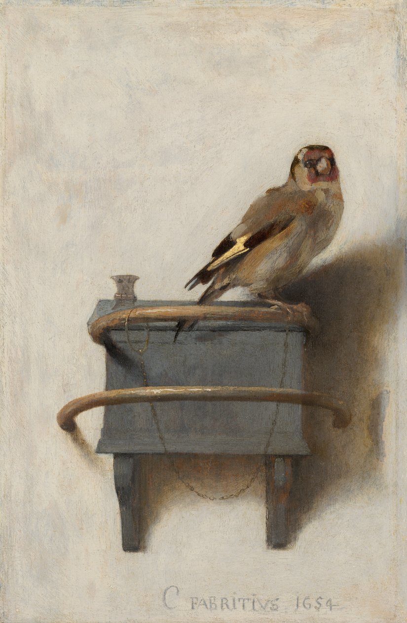 Gullfinken, 1654 av Carel Fabritius
