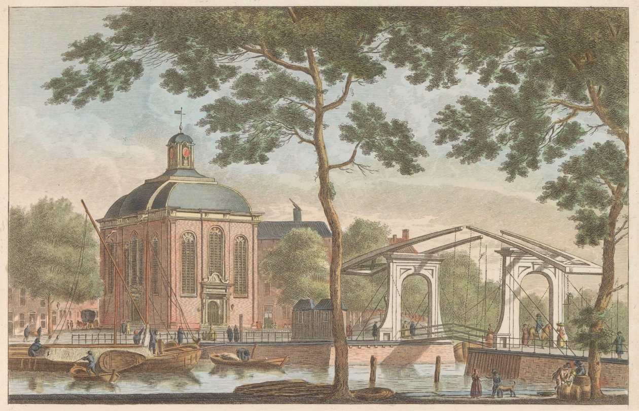 Luthersk kirke i Rotterdam, ca. 1790 Den lutherske kirke i Rotterdam / L