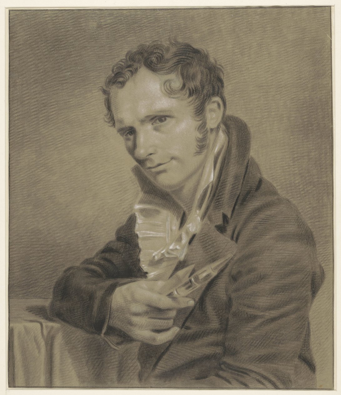 Selvportrett av Carel Jacob van Baar