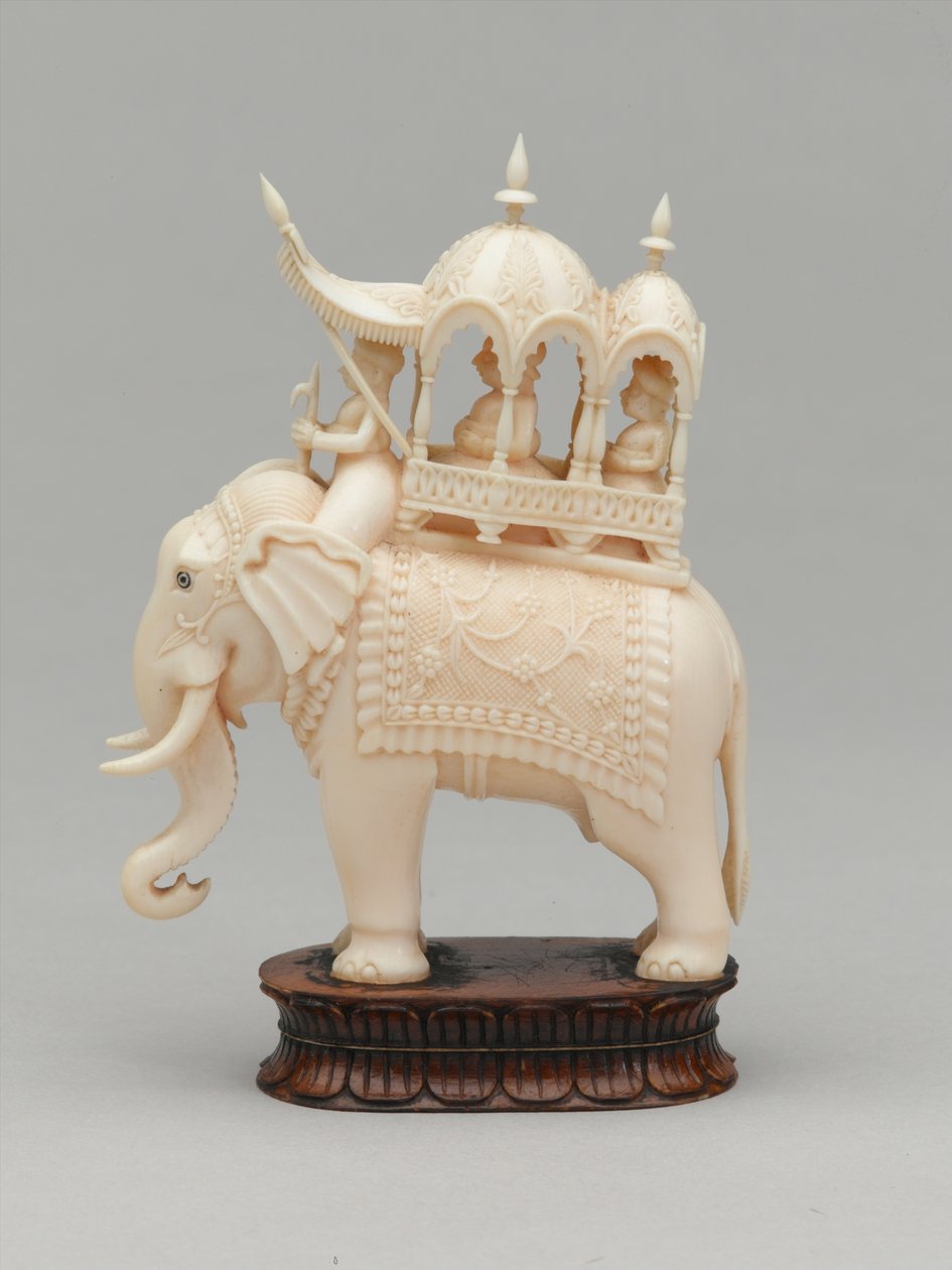 Svart konge, sjakkbrikke, India, 1820 ca av Carel Jacobus Behr