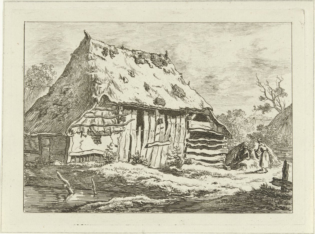 Par på en låve Landskap (1–6) (serietittel) av Carel Lodewijk Hansen