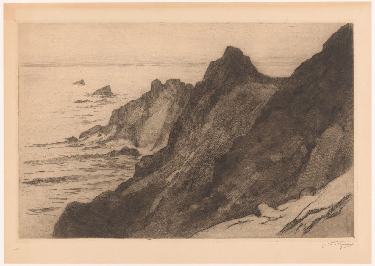 Pointe du Raz av Carel Nicolaas Storm van 