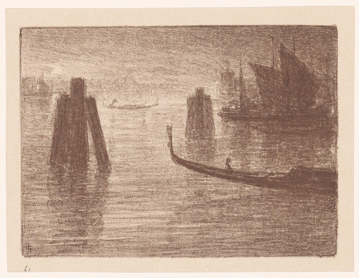 Havn i Venezia av Carel Nicolaas Storm van 