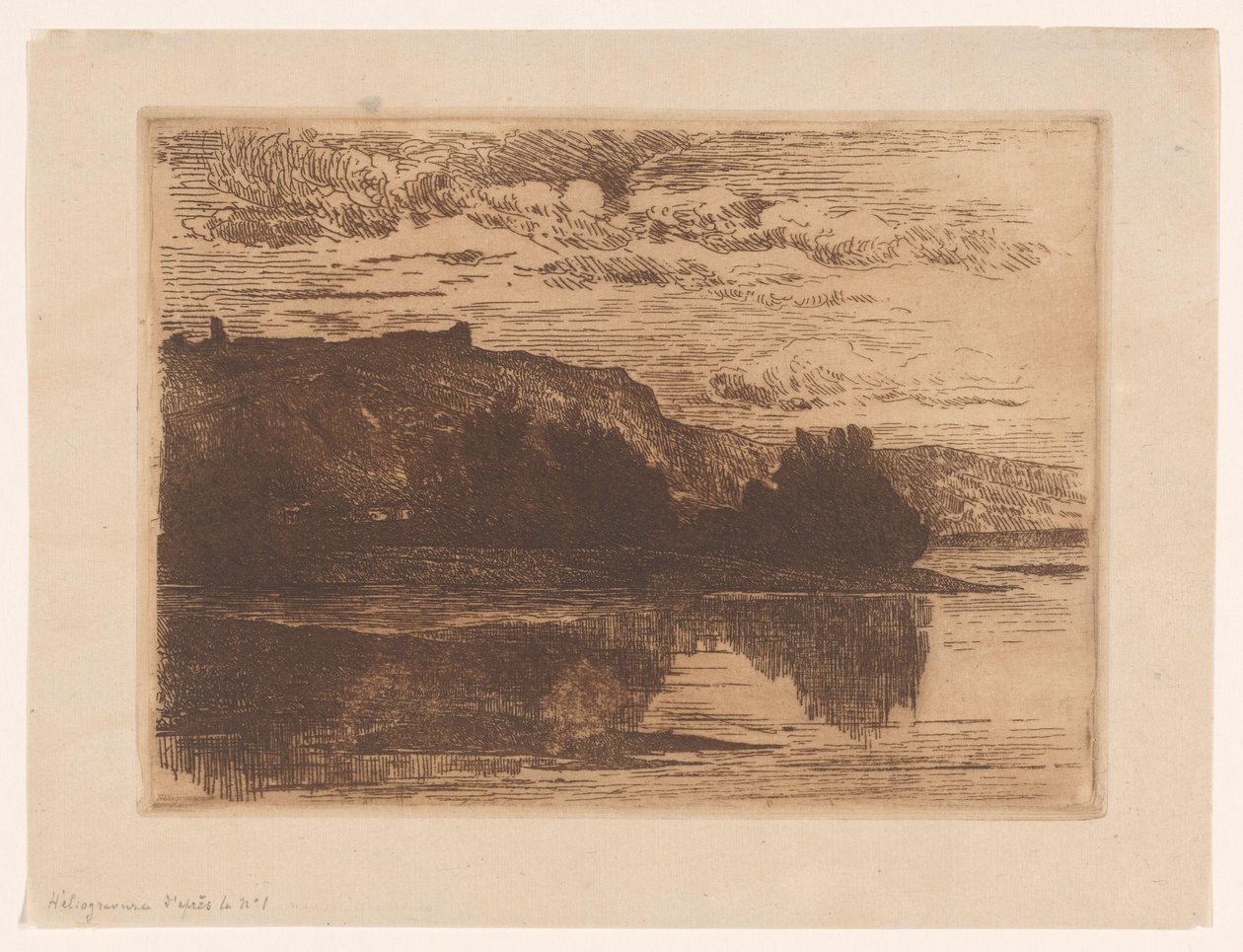 Ruiner av kasteel Poilvache Ruinene av Poilvache, nær Dinant (original tittel) av Carel Nicolaas Storm van 