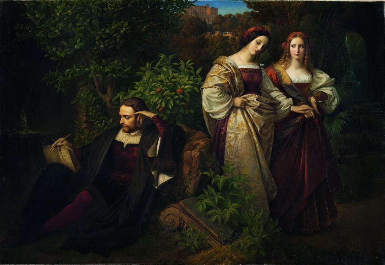 Torquato Tasso og de to Leonorene av Carl Ferdinand Sohn