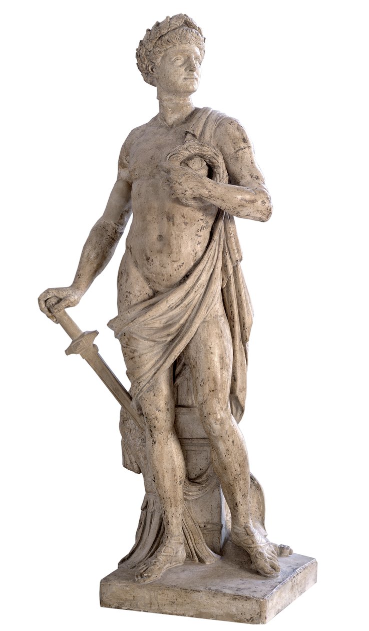 Kjærlighet til landet. Allegori som symboliserer patriotisme, 1777 (gips) av Carl Frederik Stanley