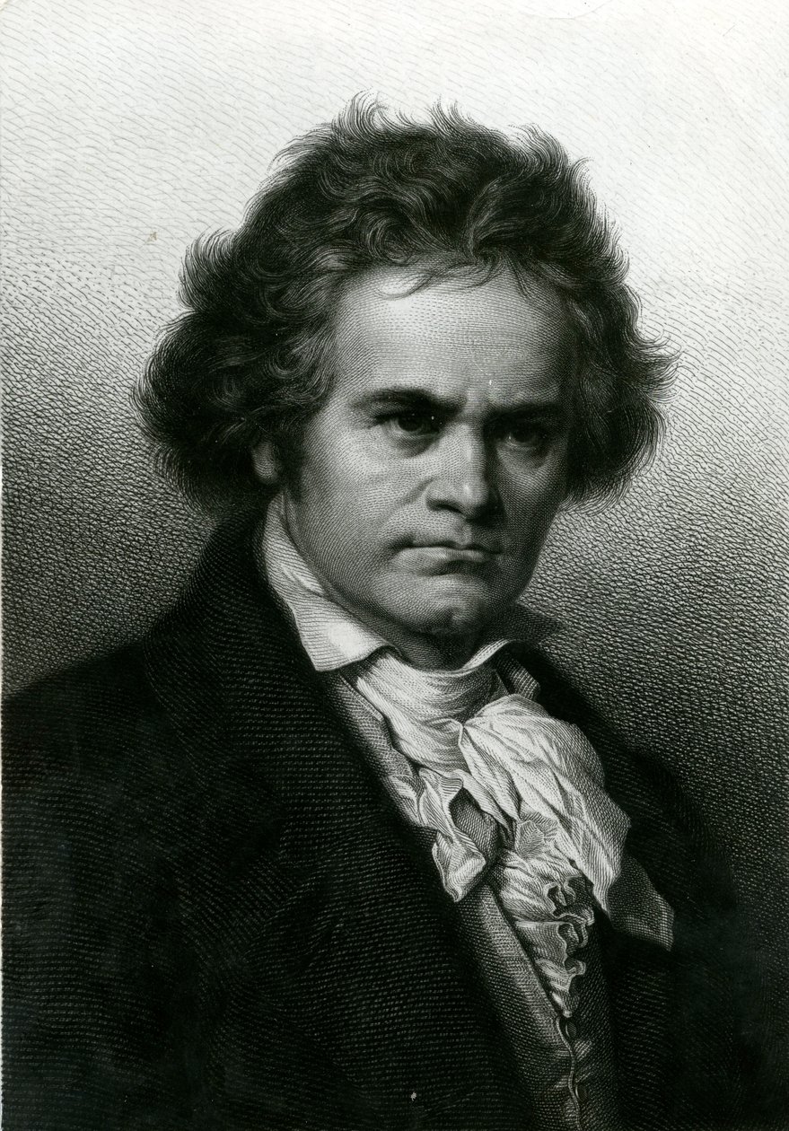Portrett av Beethoven av Carl Jager