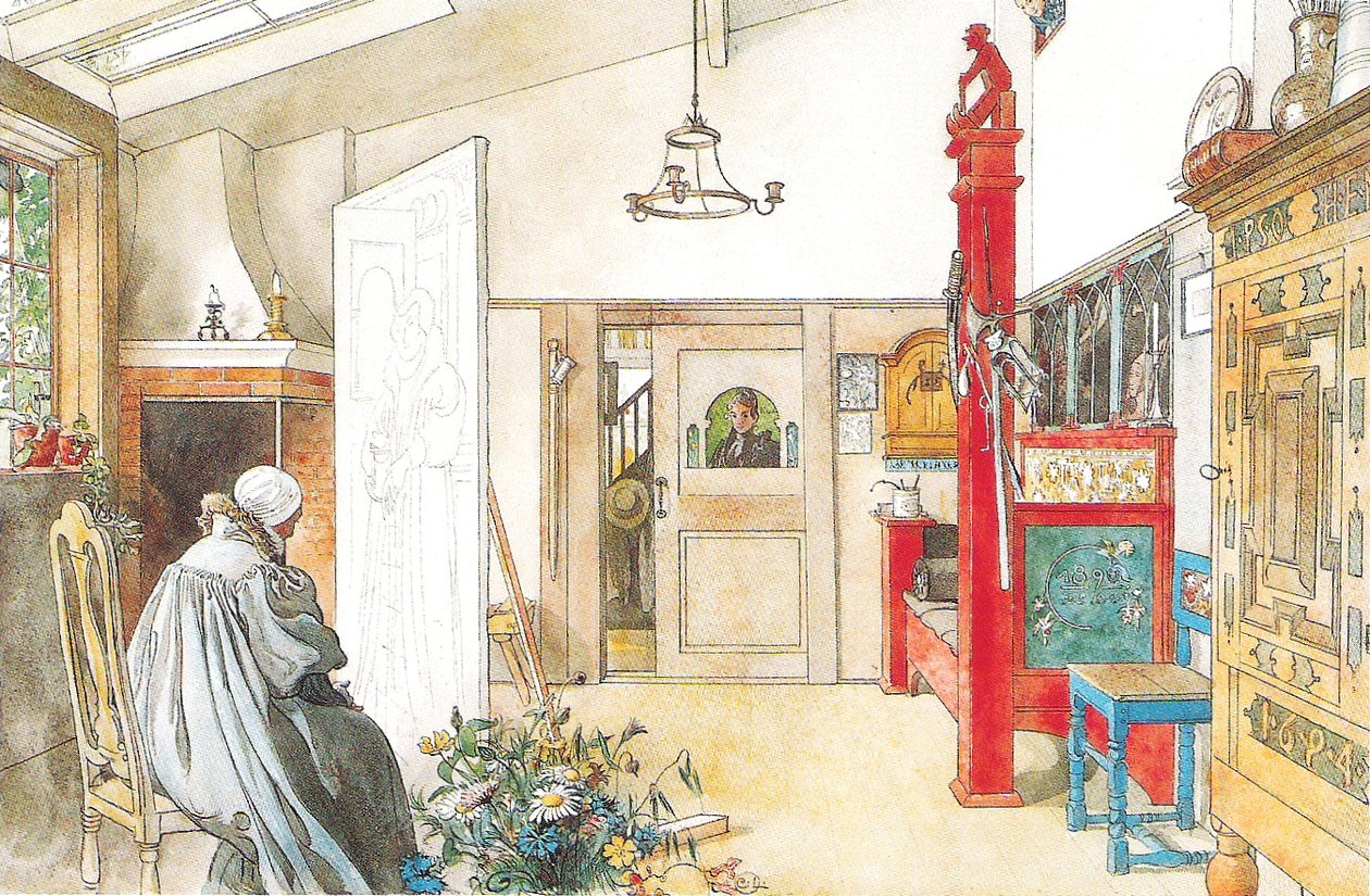 Studioet, andre omgang av Carl Larsson