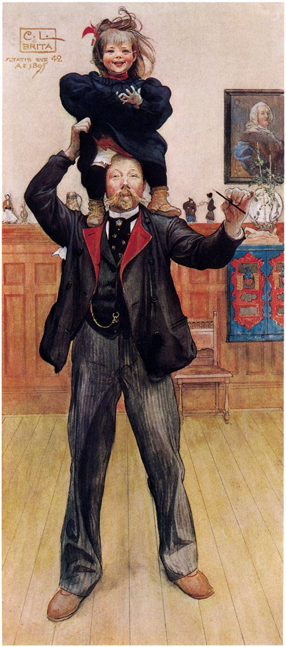 Brita og jeg av Carl Larsson