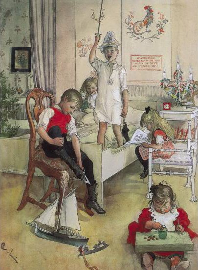 Julemorgen av Carl Larsson