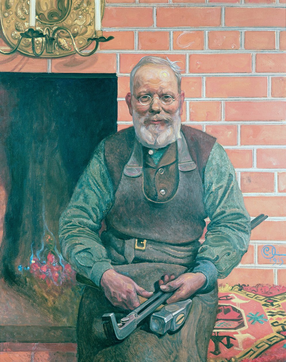 Erik Erikson, Smeden av Carl Larsson