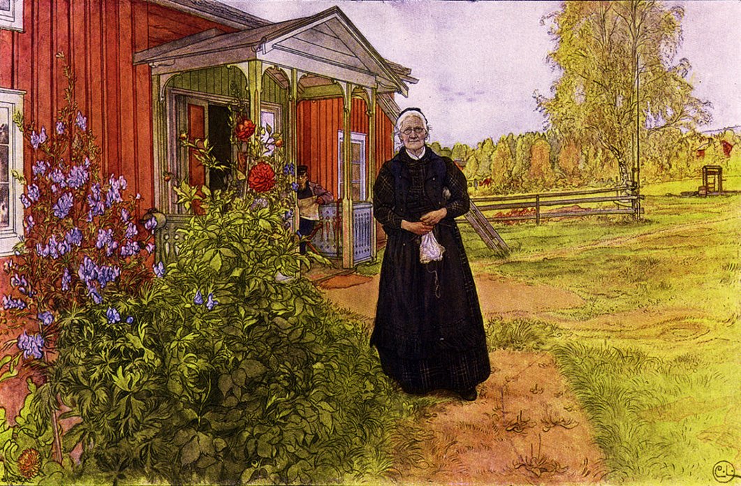 Far og mor av Carl Larsson