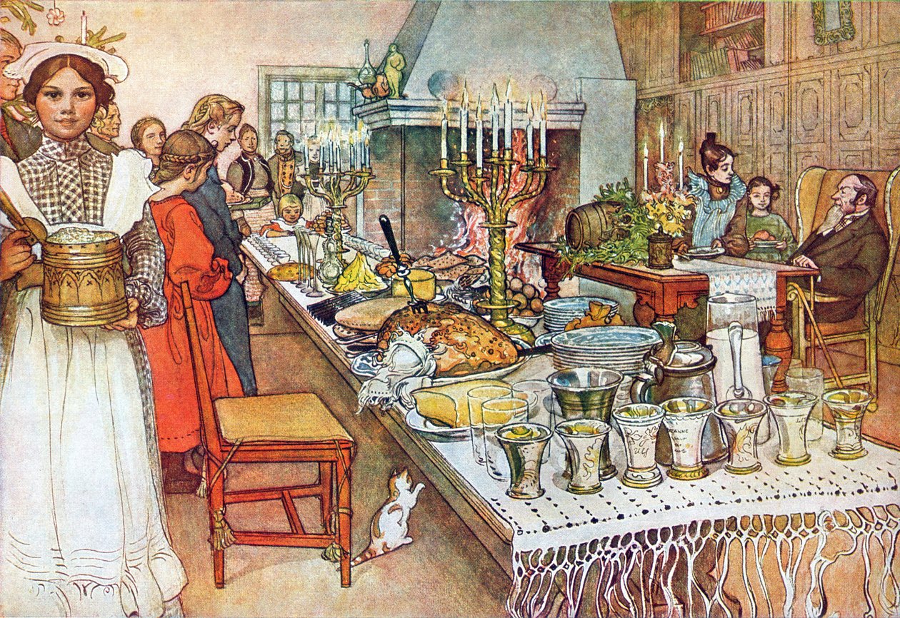 julaften av Carl Larsson