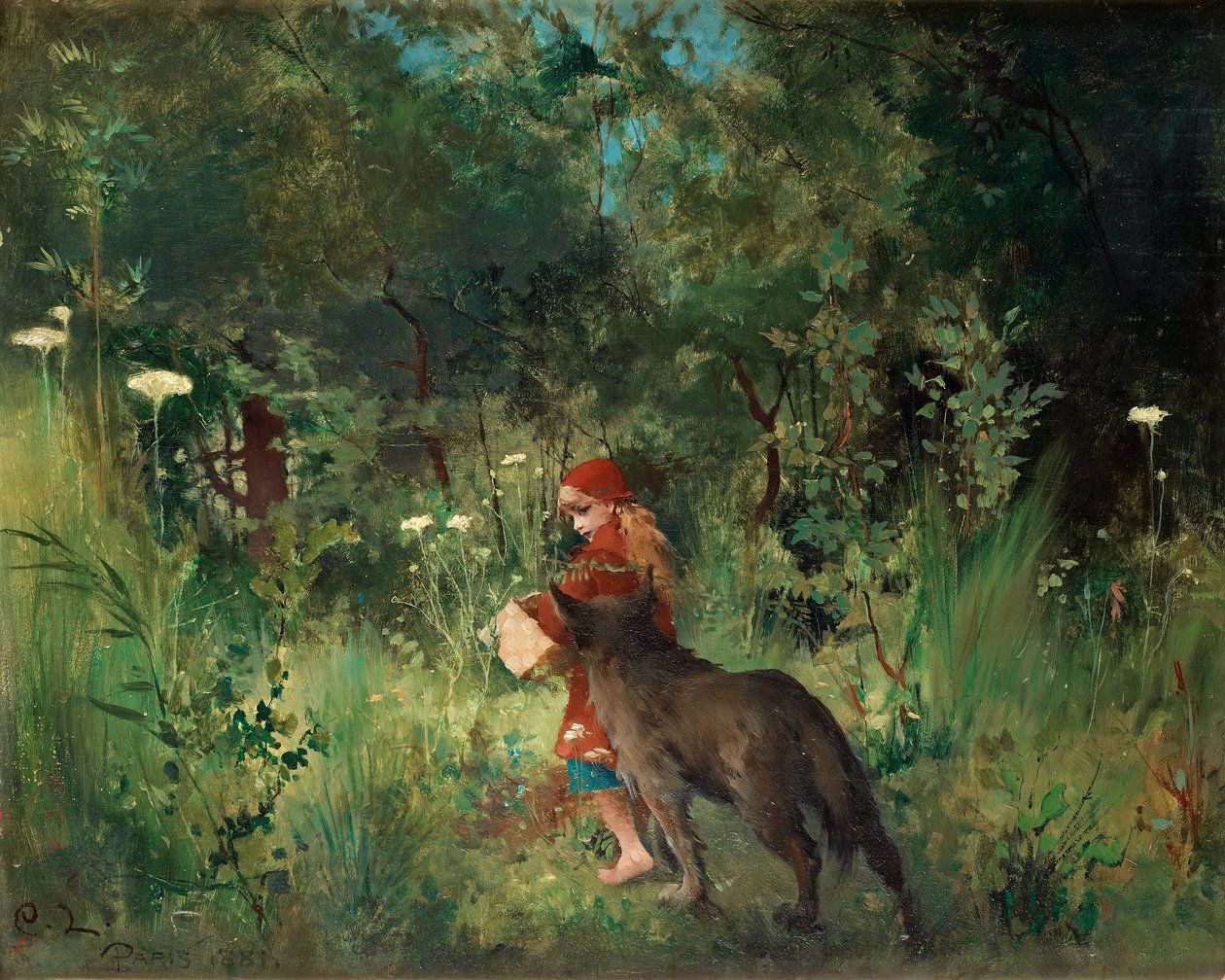 Rødhette av Carl Larsson