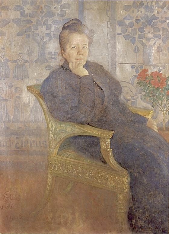 Selma Lagerlöf av Carl Larsson