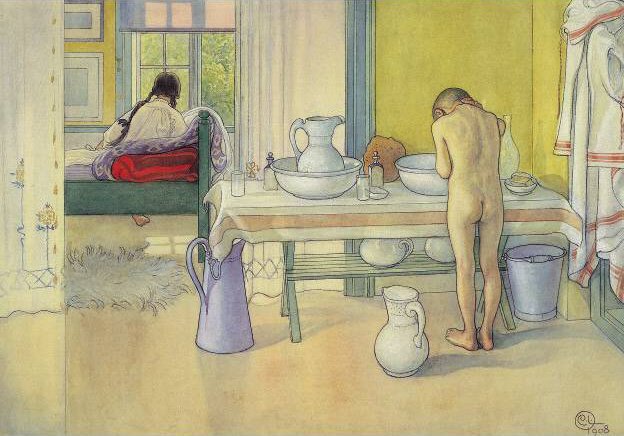 Sommer morgen av Carl Larsson