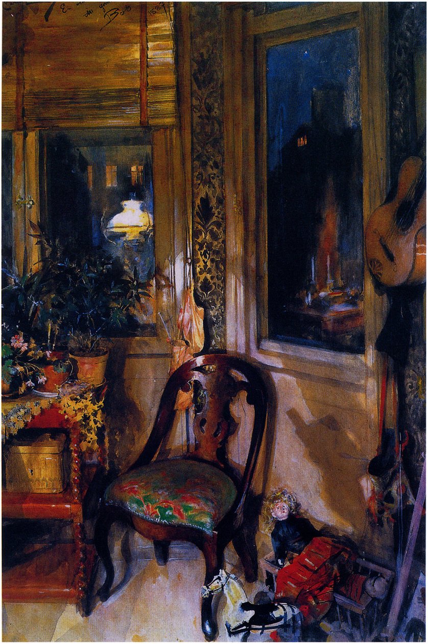 The Toys Corner av Carl Larsson