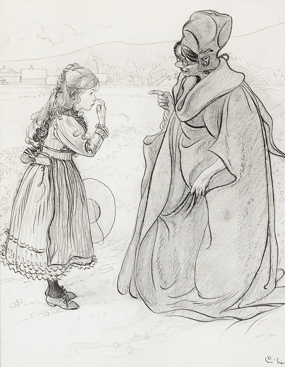 Eventyret om Lillis nese av Carl Larsson