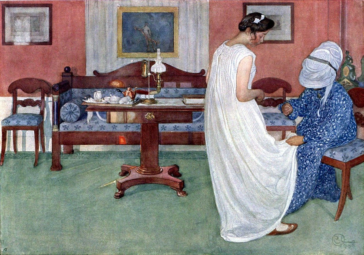 i nøtter av Carl Larsson