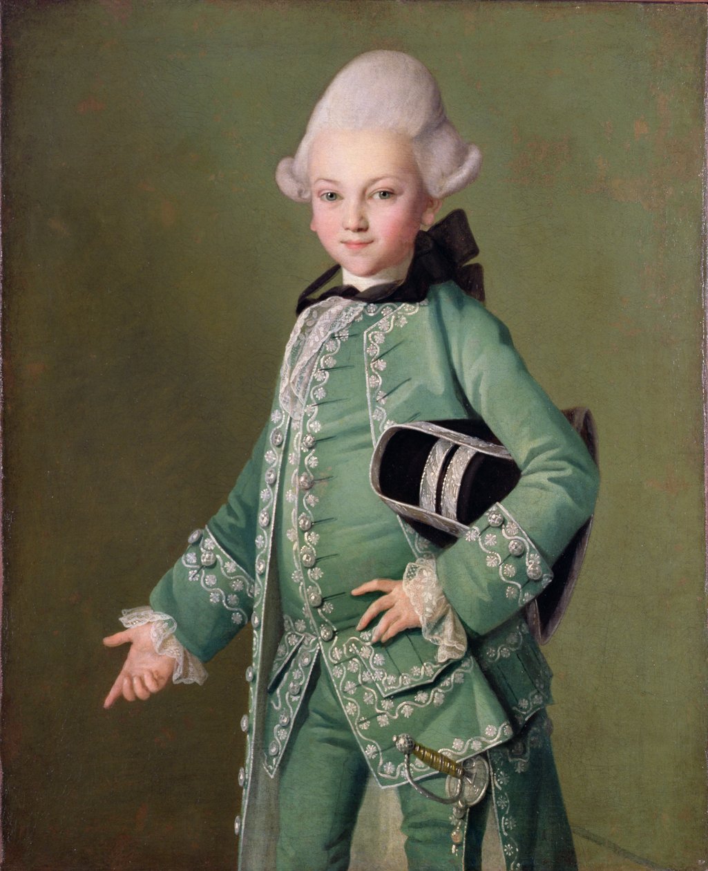 Portrett av grev Bobrinsky (1762-1813) som et barn, 1769 av Carl Ludwig Christinek