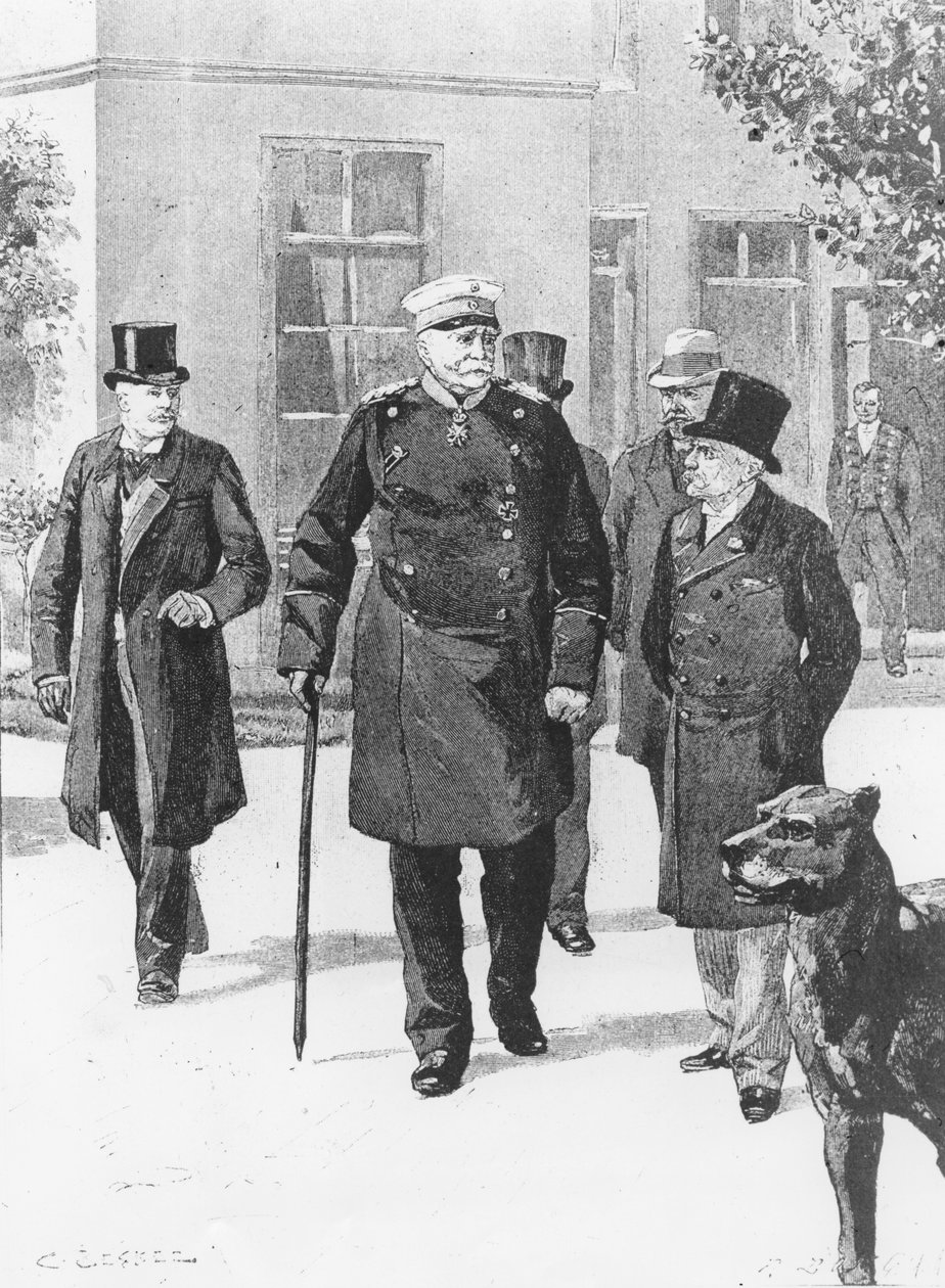 Otto von Bismarck av Carl Ludwig Friedrich Becker